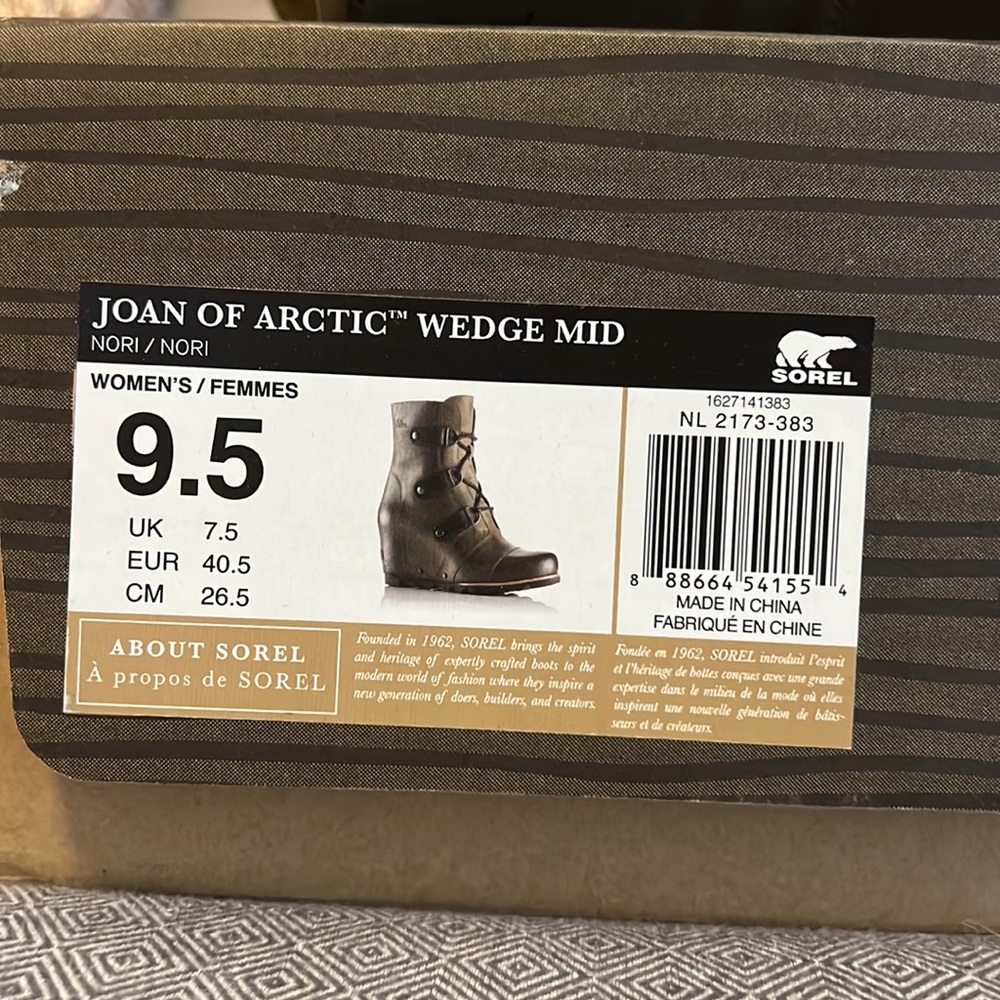 NWT Sorel Joan of Arctic Wedge Mid Bootie - Picture 8 of 9